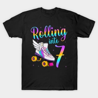 Rolling Into years Lets Roll Im Turning Roller Skates T-Shirt